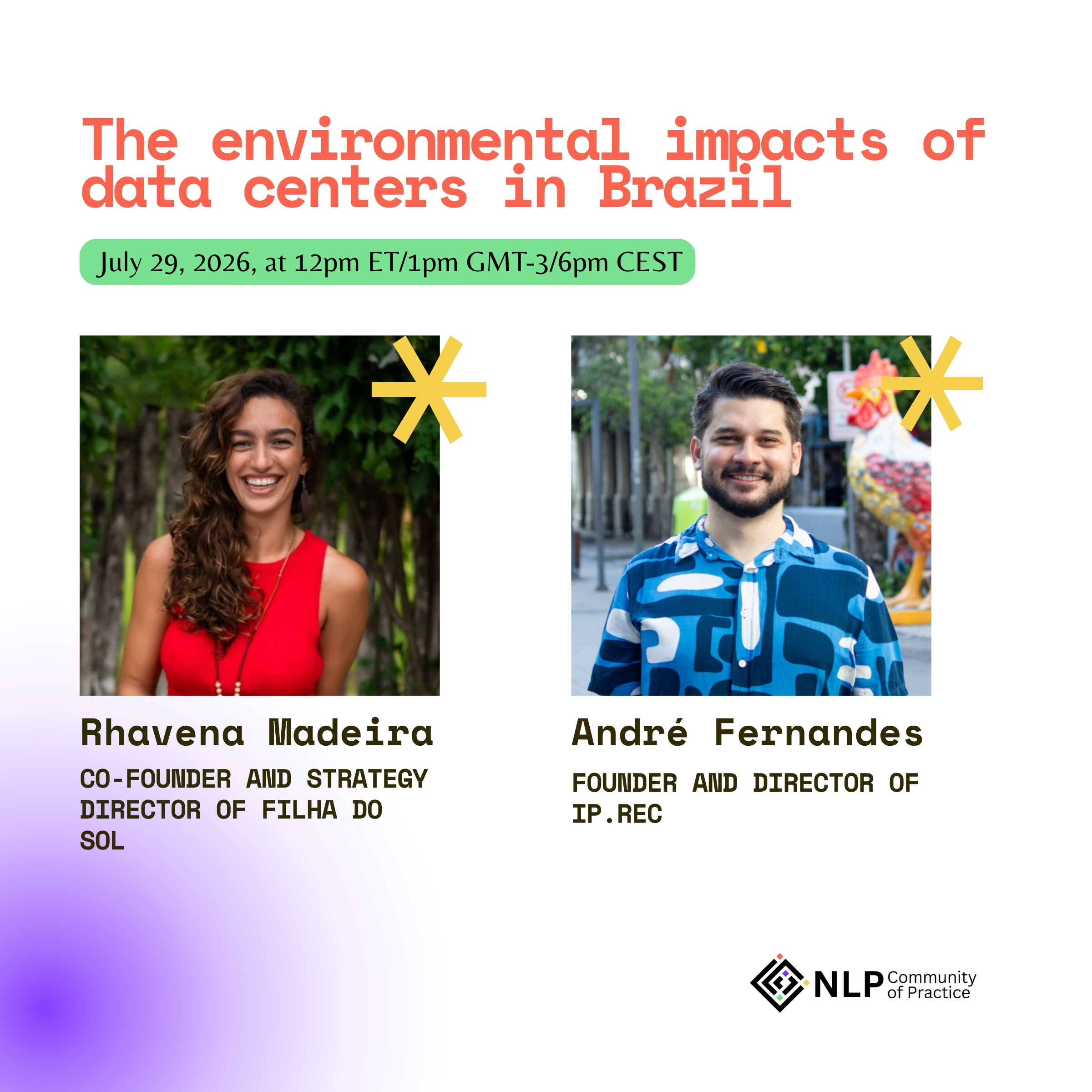 Learning about the environmental impacts of data centers in Brazil with Rhavena Madeira and André Fernandes